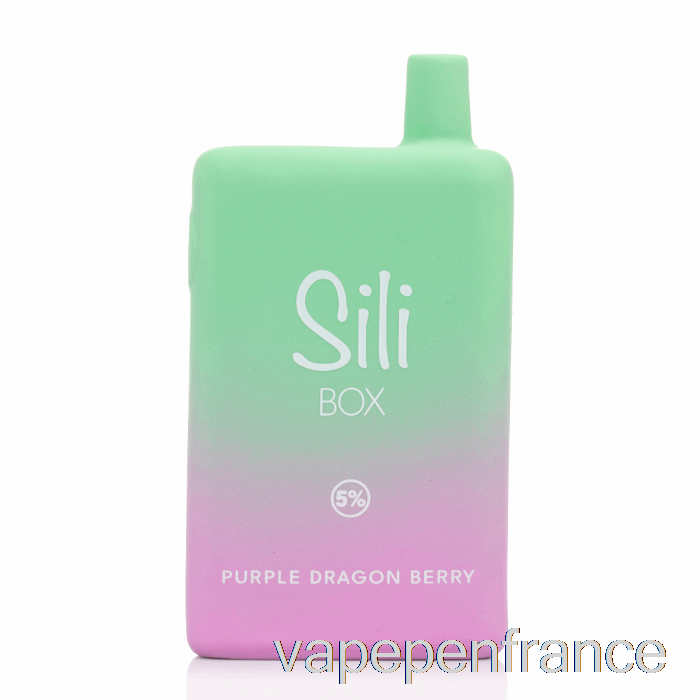 Stylo Vape Jetable Violet Dragon Berry Sili Box 6000
